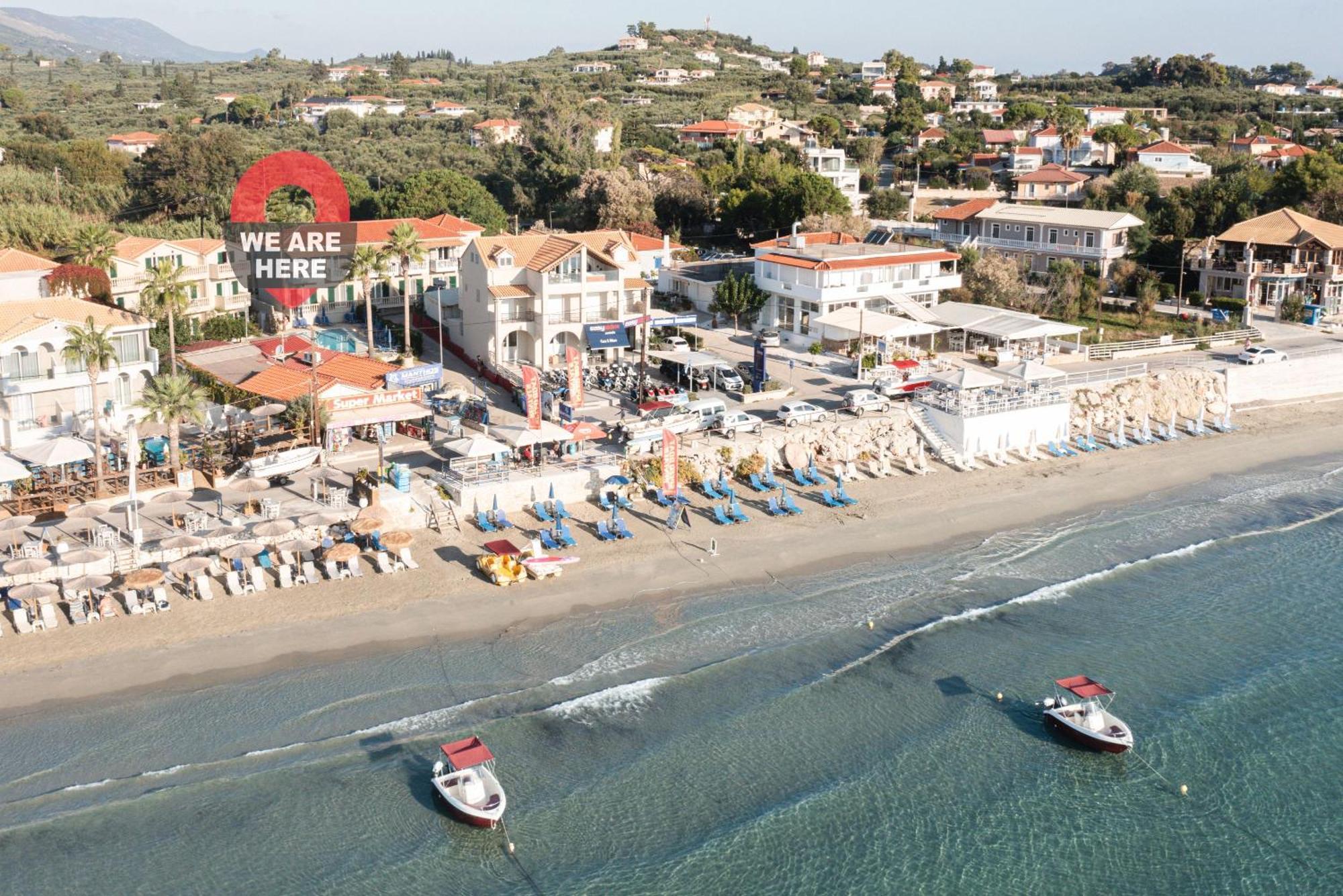 Manthos Beachfront Apartments Laganas Buitenkant foto